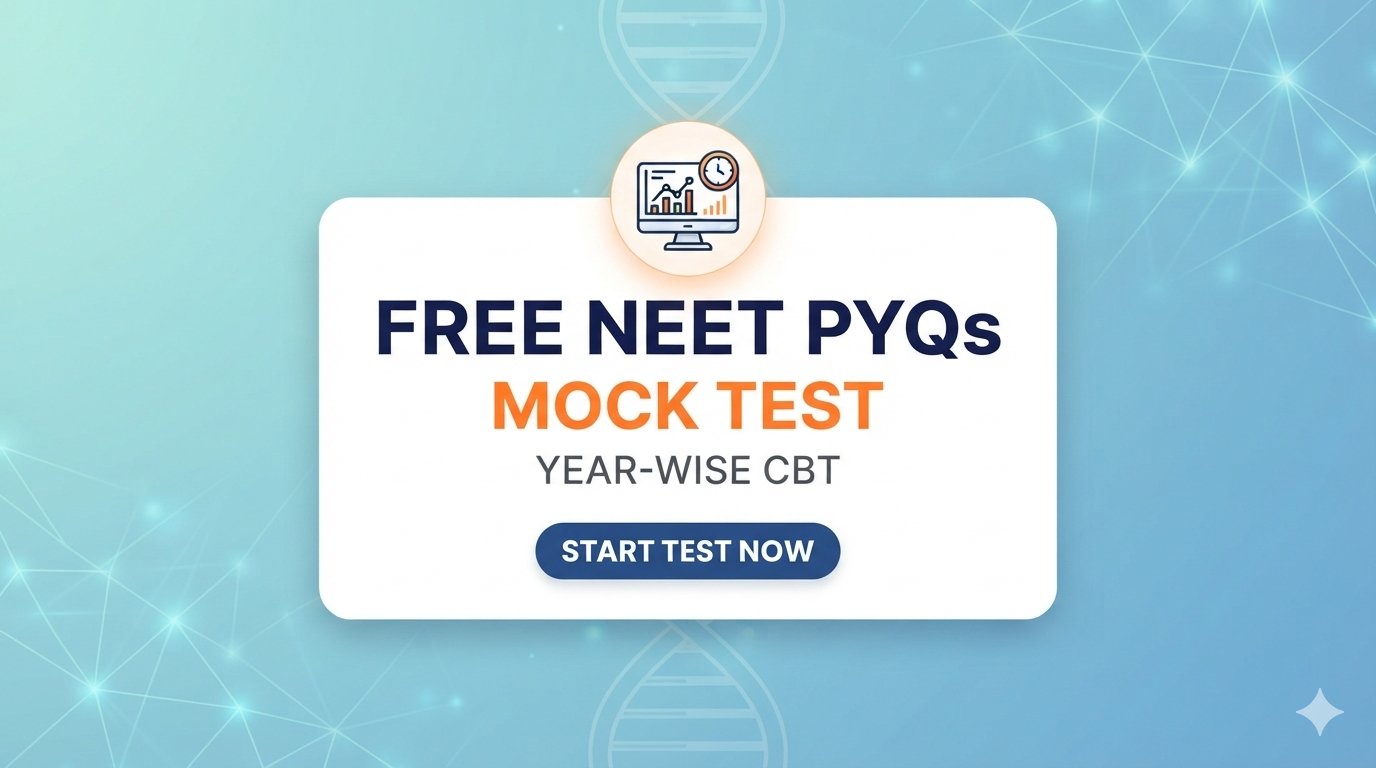 Free NEET PYQs Mock Test: Year-Wise CBT Practice Online