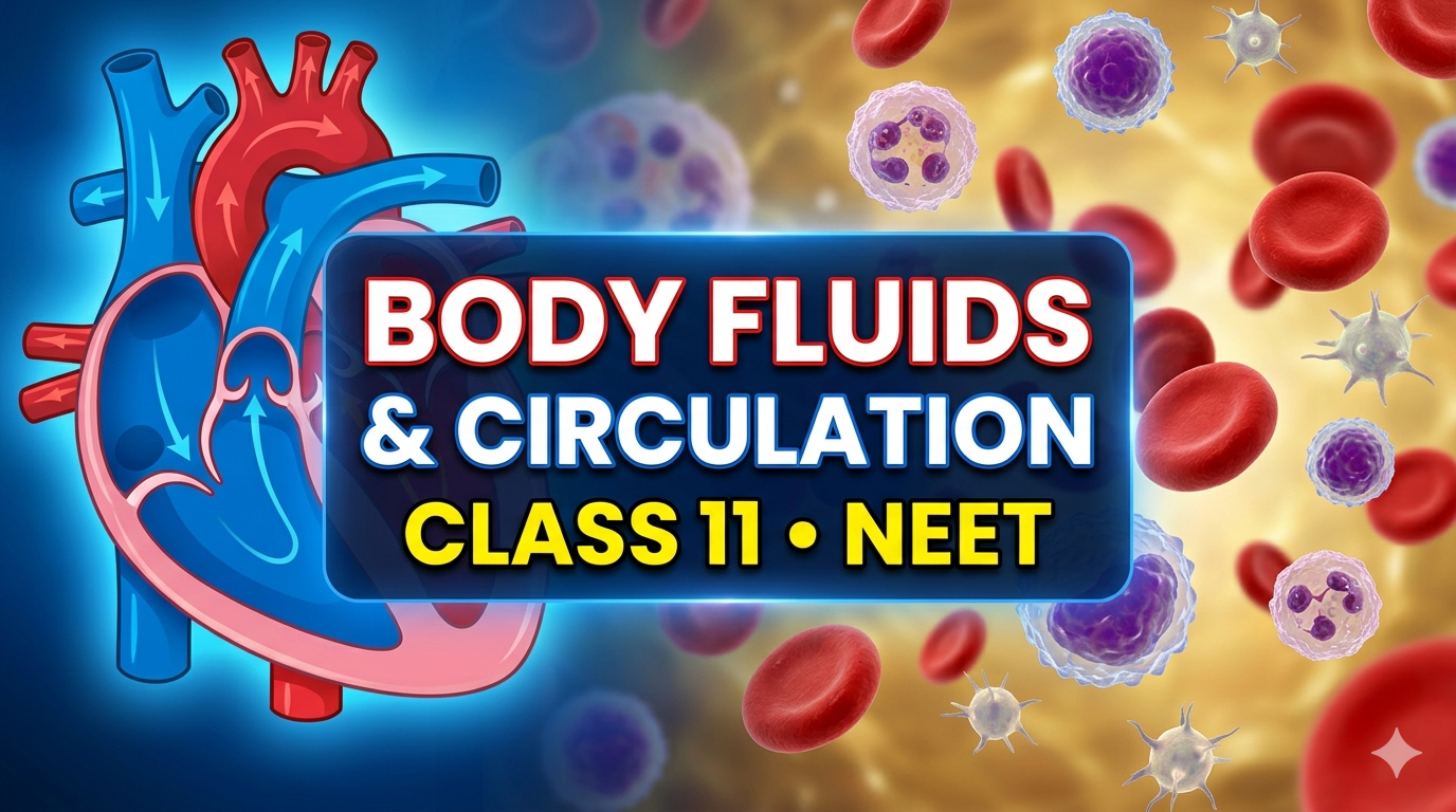 Body Fluids and Circulation Class 11 Notes for NEET| NCERT NOTES